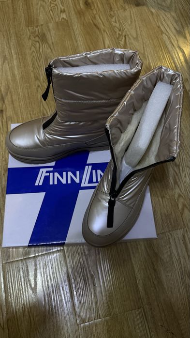 Ботинки зимние кожа/шерсть 39