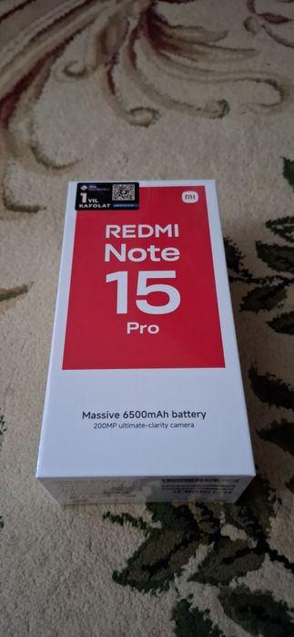 New!!! Redmi Note 15 Pro 12/256GB Black!
