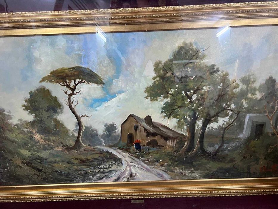 Tablou semnat,pictura in ulei de dimensiuni foarte mari!