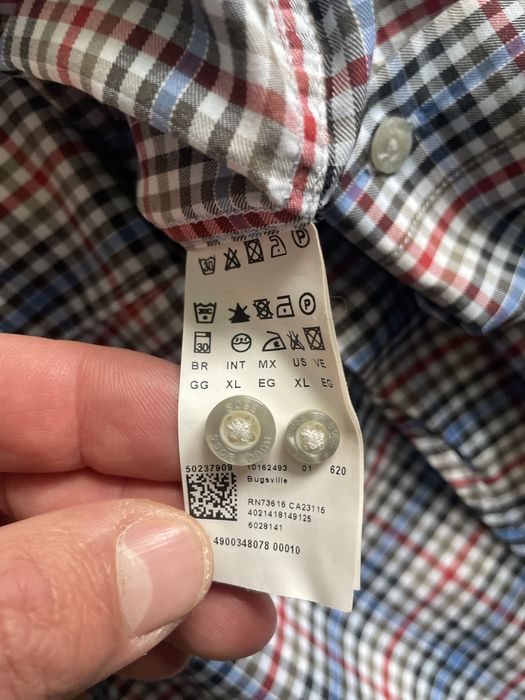 HUGO BOSS / мъжка риза XL