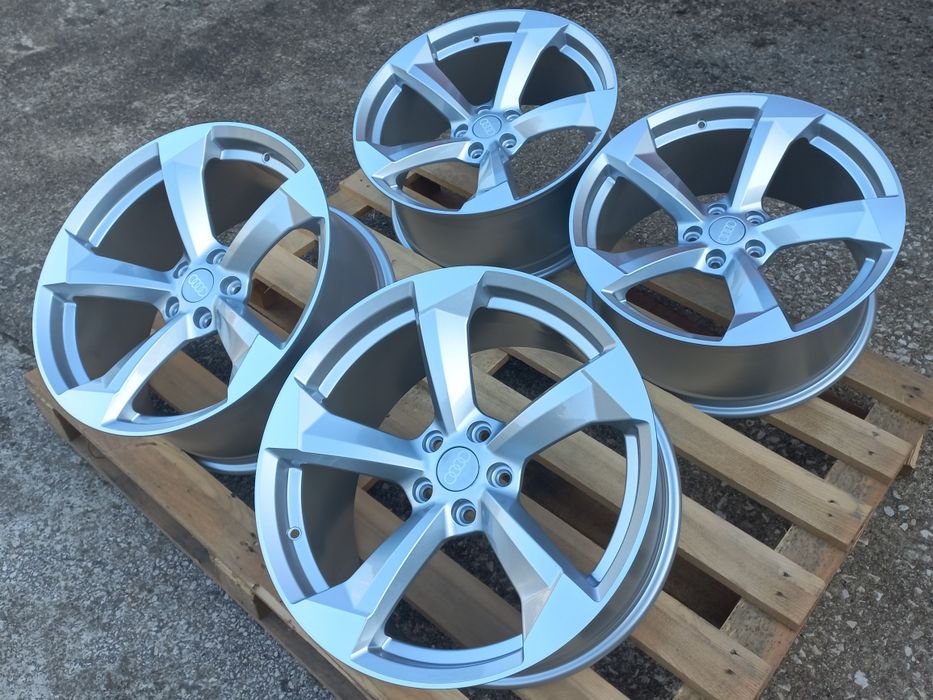 20"Audi Ротор 27 9.0j et30 Silver Polish  A5 A6 A7 A8 Q3 Q5 Чисто Нови