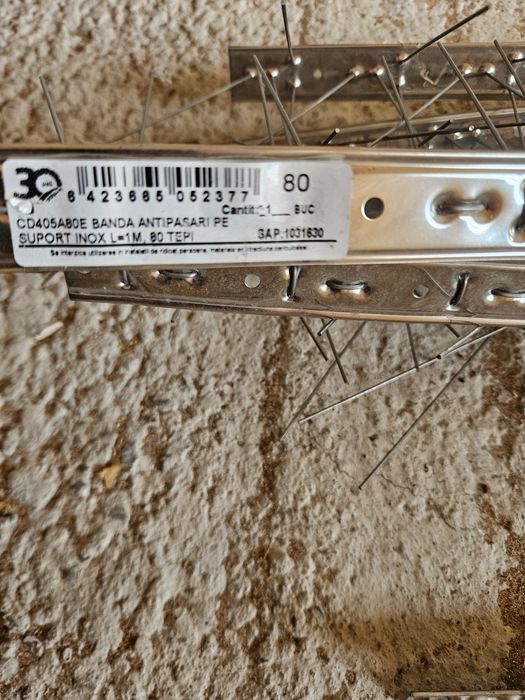 Sisteme ţepi anti păsări, anti porumbei, protecţie anti păsări, ţepuşe