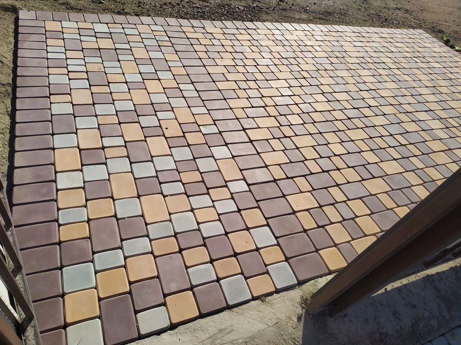 Укладка брусчатка, плитки