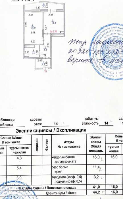 1 комн. Квартира на Айтматова