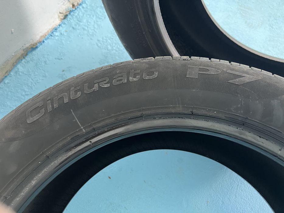 Anvelope 215 55 17  2 buc x Pirelli Cinturato P7 | DOT 3919 | 94W | Cauciucuri Vara