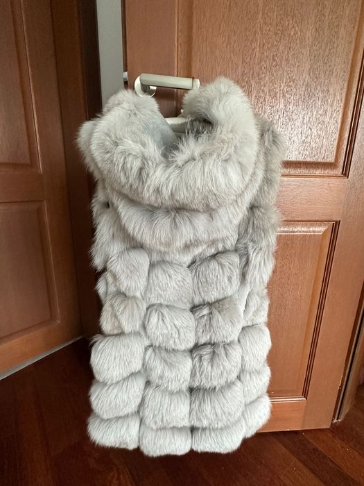 Елек от естествена кожа лисица