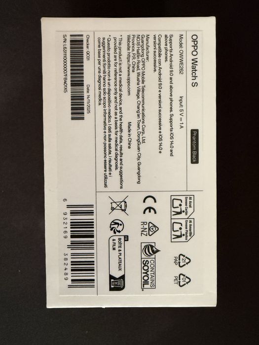 Oppo watch s - nou,sigilat, garantie 2 ani