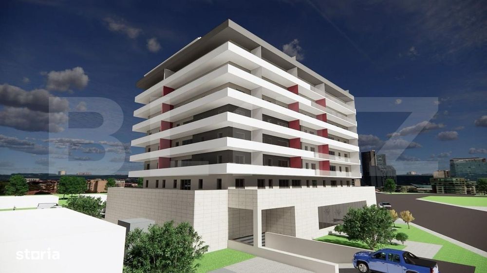 Apartament cu 2 camere, 56 mp, zona Centrala