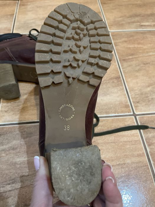 Ghete piele firma