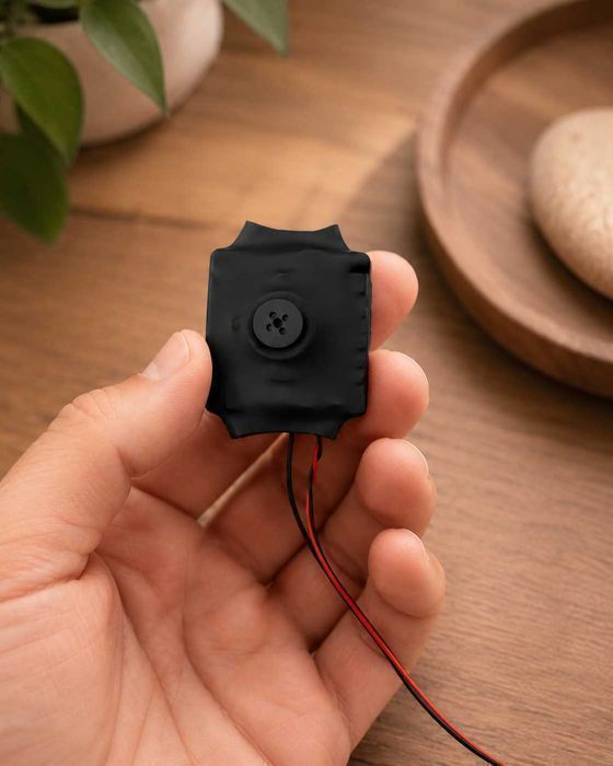 Sistem avansat audio-video Camera nasture Monitorizare Discretă Sigura