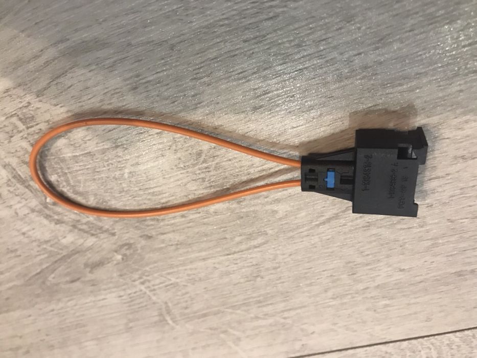 Mufa fibra optica (Conector mama bypass fibra optica MOST).