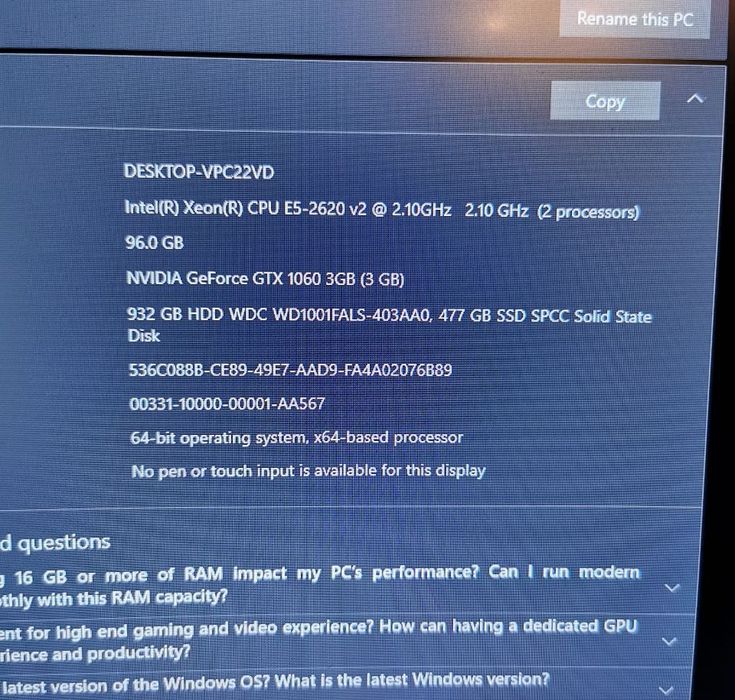 HP Computer  calculator complet sau separat