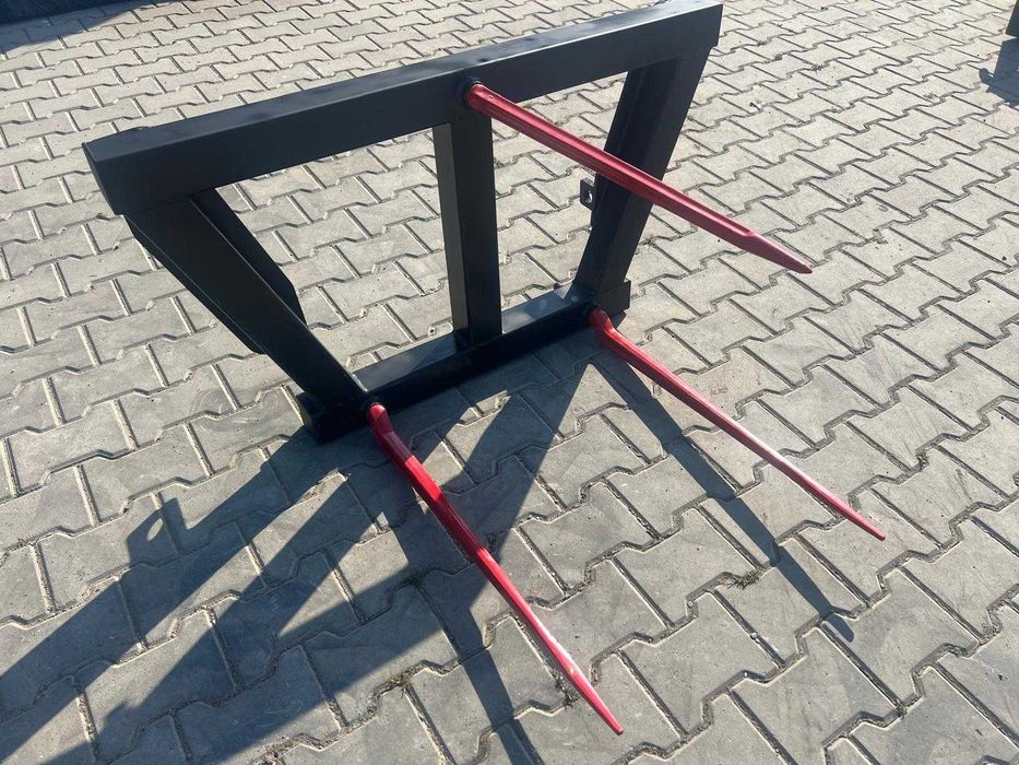 Furca baloti - 3 dinti , 55 cm intre dinti  (Noua)