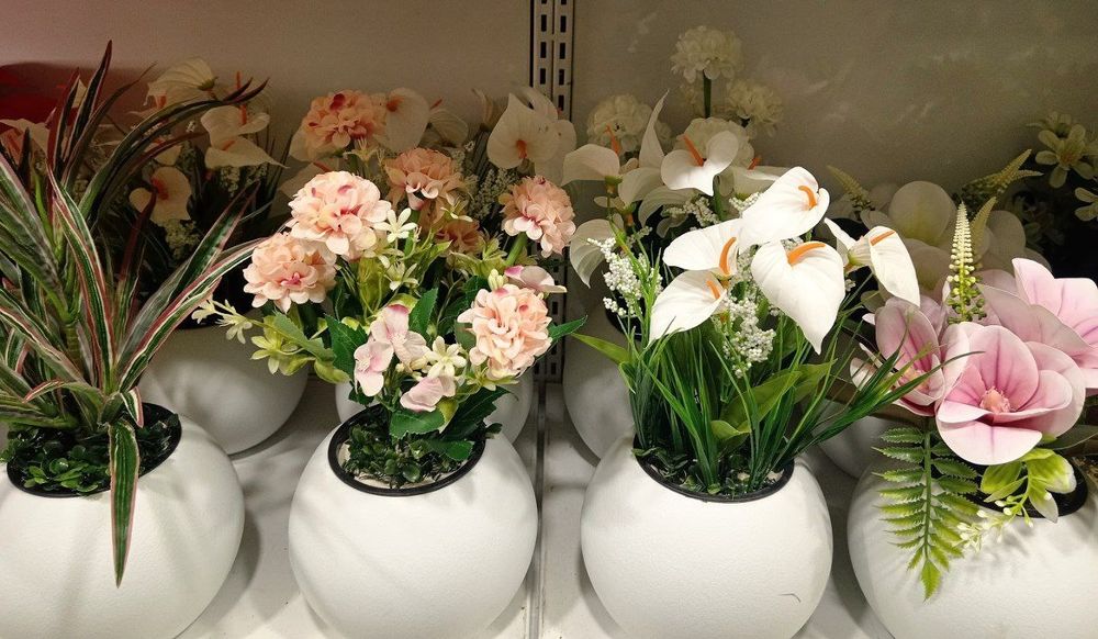 Искусственные цветы и деревья декоративные растения