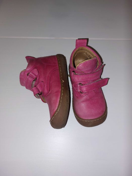 Кожени боти за прохождане за момиче 22 номер
