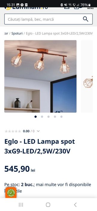 Lustra Led bucatarie