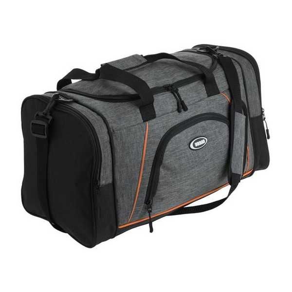 Сак за пътуване Mercado Trade, С джобове и презрамка, Сив