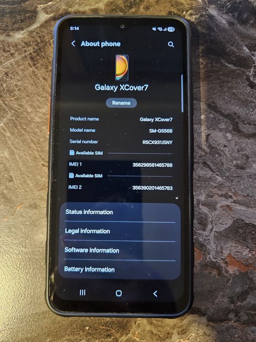 Samsung Galaxy XCover7 – 128GB – Dual SIM