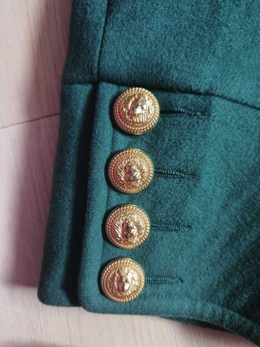 Haina trench coat Balmain wool coat 38fr Made in France