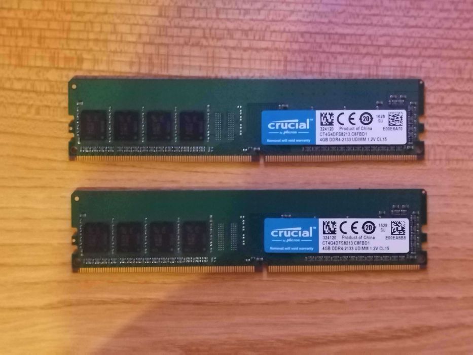 memorie ram 8gb ddr4 crucial 2133 mhz