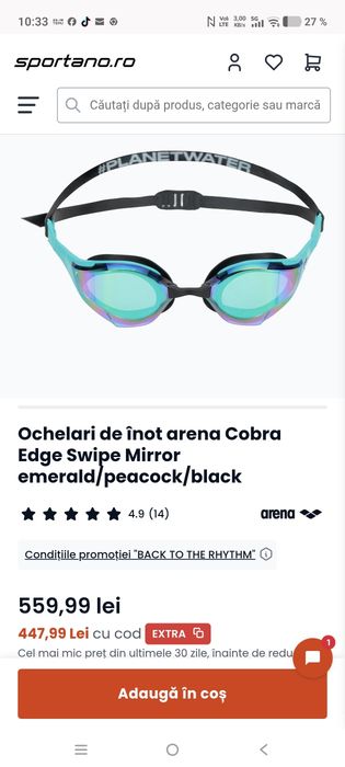 Ochelari de înot Arena