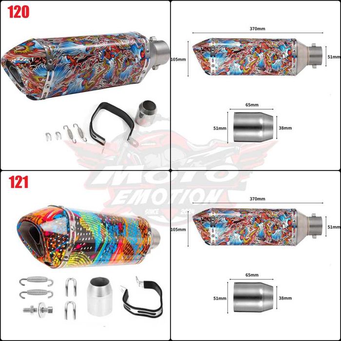 Гърне Ауспух за Мотоциклет Мотор