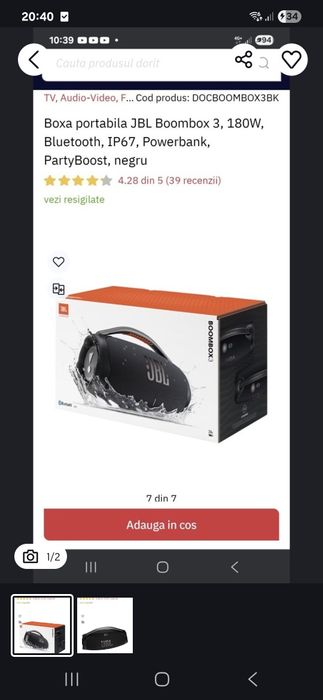 JBL boombox 3 180w