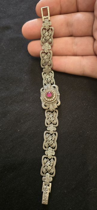 Brățară argint masivă