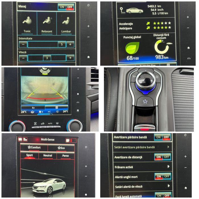 Talisman Sedan/Cutie Automata/Masaj in scaune/Ambientale/HeadUpDisplay