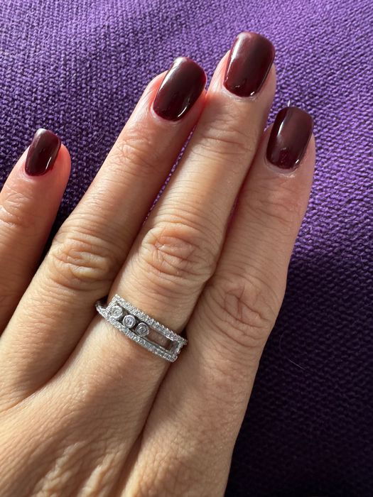 Set de argint cu cercei și inel cu zirconii 925