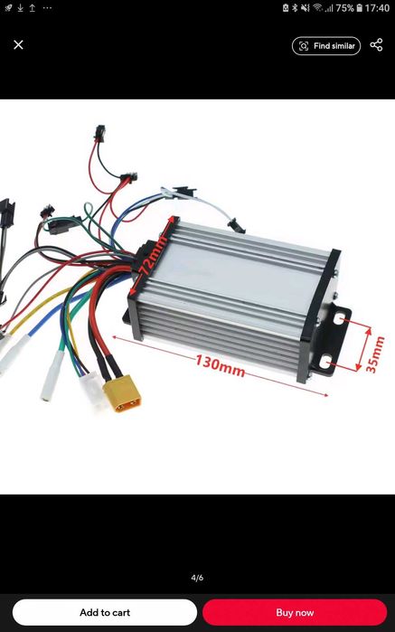 Controllere+display NOI  2 motoare 48-60V/25A