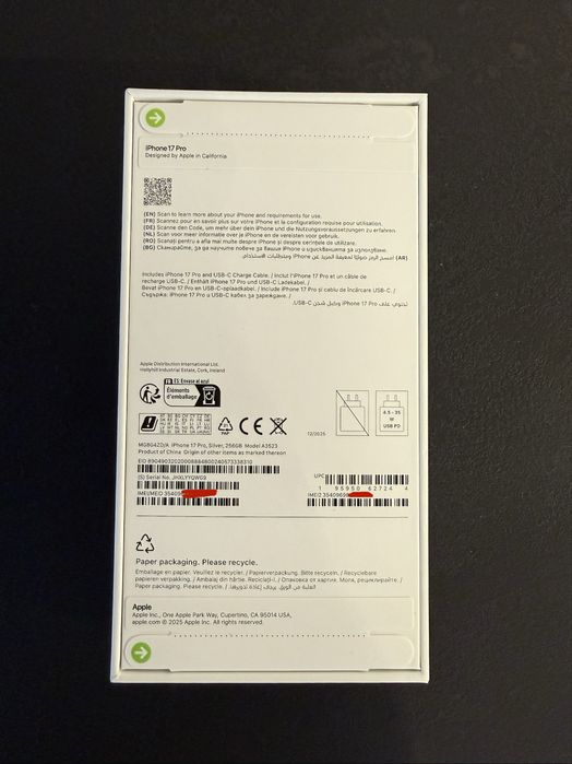 Vand Iphone 17 PRO Silver !!! SIGILAT !!!