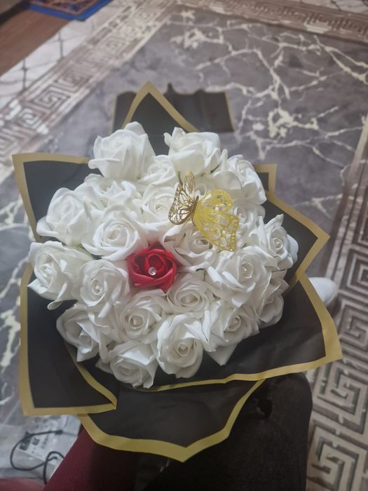 Buchet trandafiri săpun
