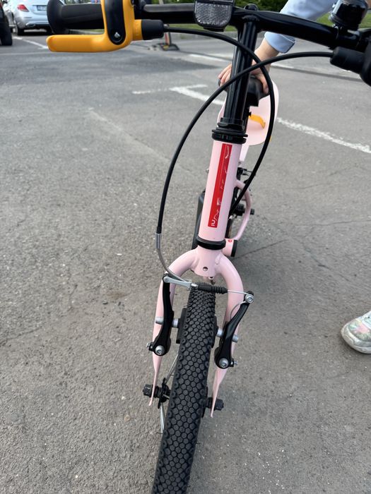 Bicicleta 14”, copii 90-110 cm, roz