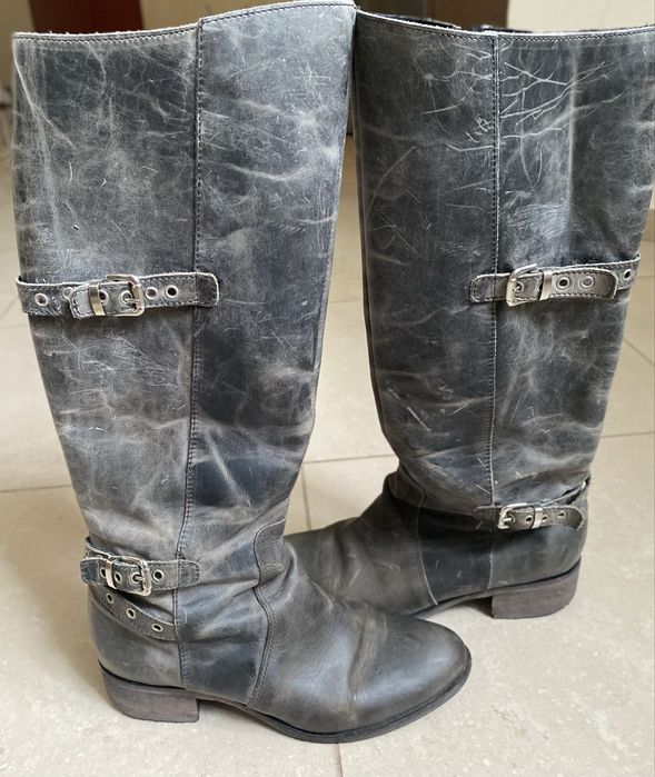 Cizme piele Charles David, made in Italy, 37,5