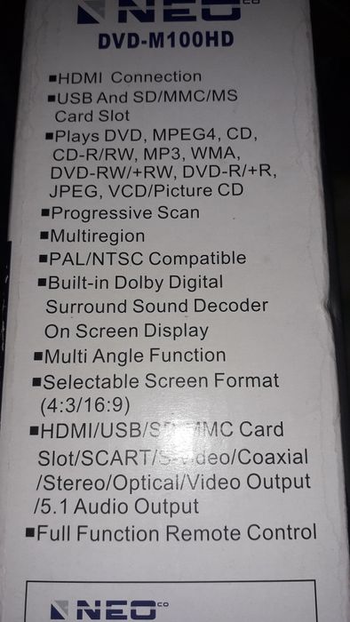 DVD  pleyer NeoHd