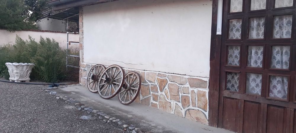 Дървени колела от талига