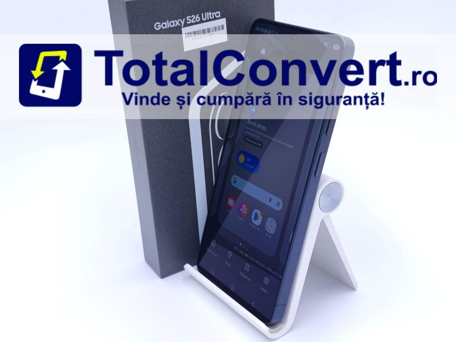 Samsung S26 Ultra 512GB Black 12GB Dual, Garantie 24 luni | #D92577
