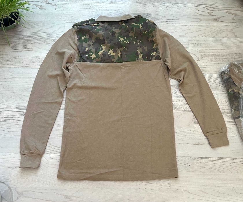 Tricou combat MAPN mărimea 46-0  mânecă lungă și guler tip cămașă  noi