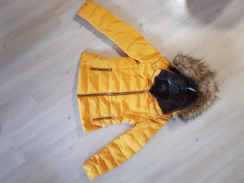 Пухено яке на Zara