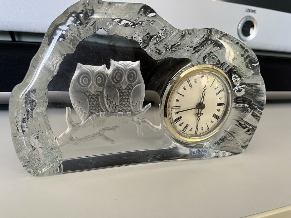 Nybro Sweden Стъклен часовник