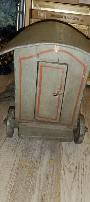 Macheta car de lemn ani 1910