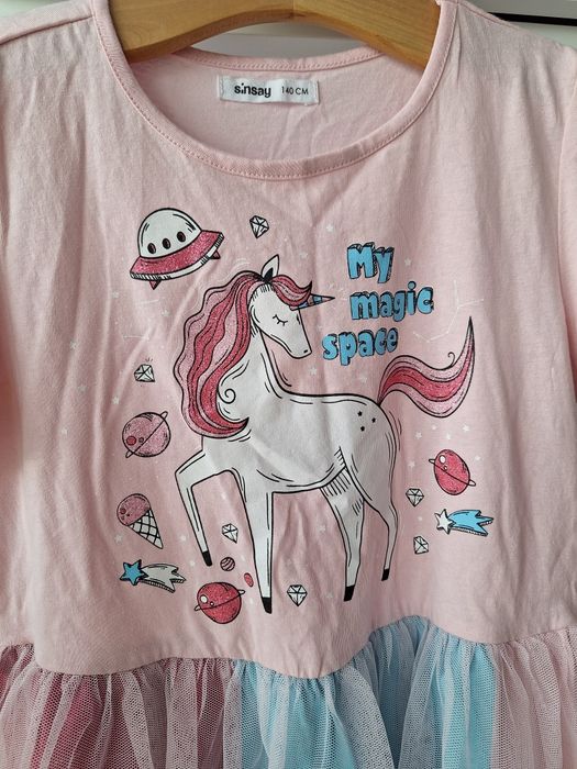 Лот детски рокли 134