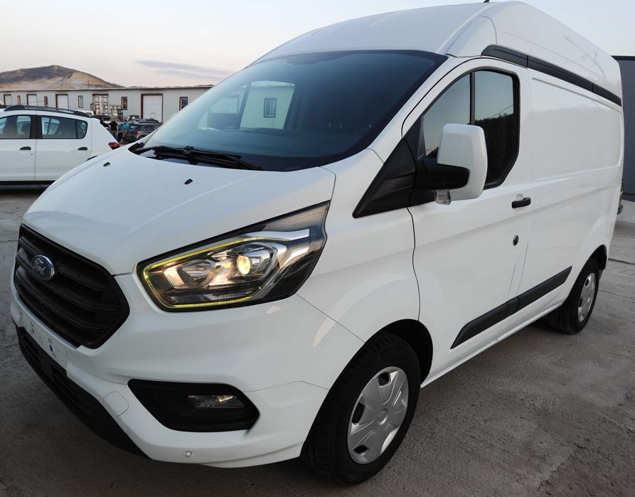 Ford Tranzit Custom Supraînălțat 2018 E6/2.0 Tdci-130 cp Manuală /3Locuri+Marfă
