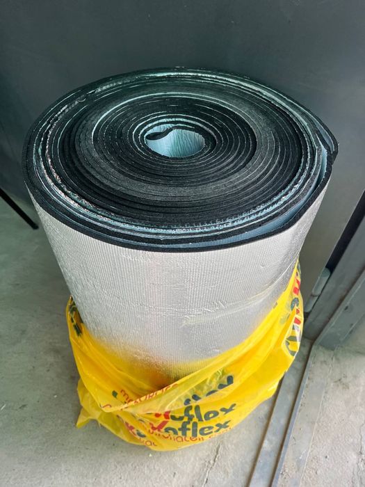 Вспененный каучук армированный самоклейка с Фольгой утеплитель шумка