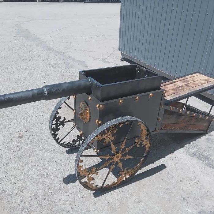 Мангал пушка, для дома,дачи, зоны отдыха