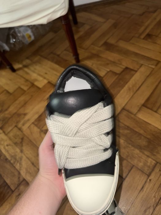 Rick owens jumbo laces low