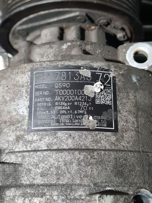 Compresor clima Mitsubishi Outlander III Facelift 2.2 Diesel 2015 - 2018 150CP 4N14 ...