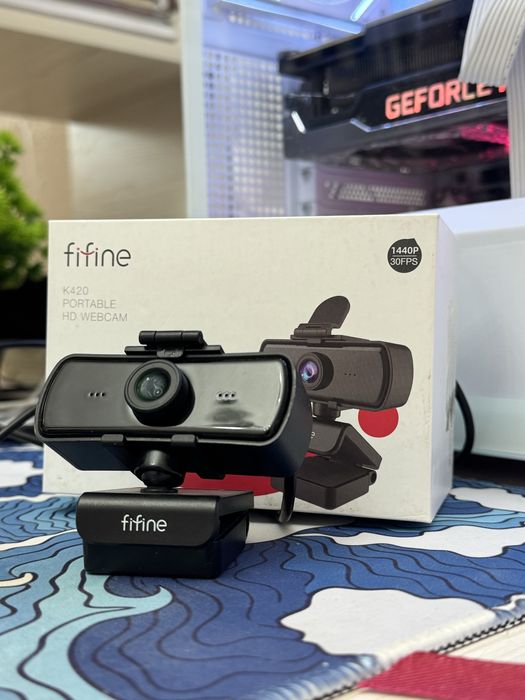Набор стримера fifine k420 + подарок микрофон