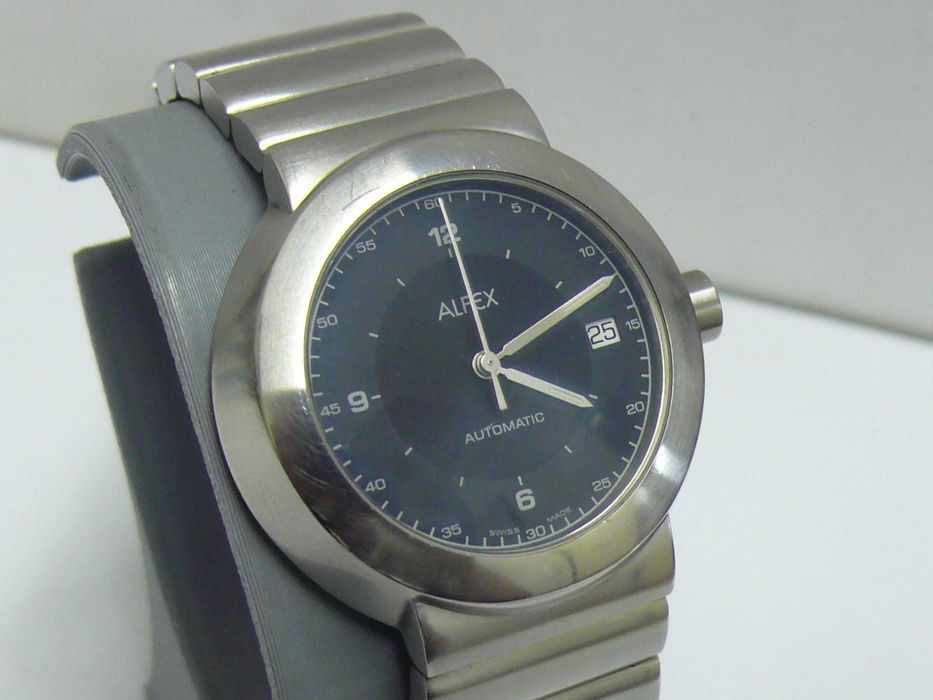 Швейцарски AlFex Automatic Мъжки ръчен часовник, с Дата